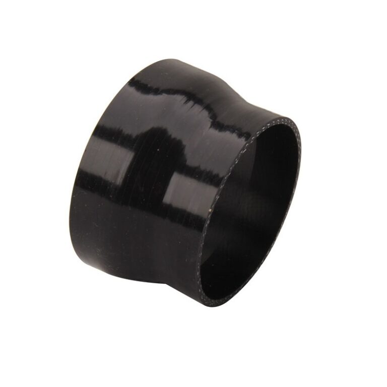 Vibrant 4 Ply Reducer Couper 4.0in ID x 3.50in ID x 4.50in Long - Black main image 1